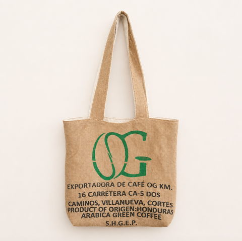 Recycled Coffee Sack Tote Bag